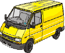 Camionnette jaune